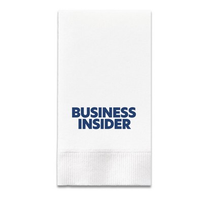 3-Ply White Dinner Napkin - 1/8 Fold