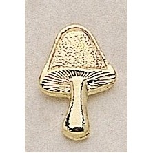 Mushroom Marken Design Cast Lapel Pin (Up to 3/4")