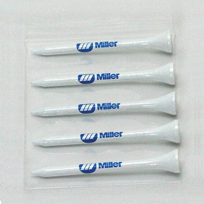 Bag of Five 2 3/4" Golf Tees