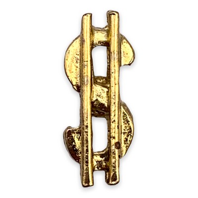 Stock Dollar Sign Lapel Pin