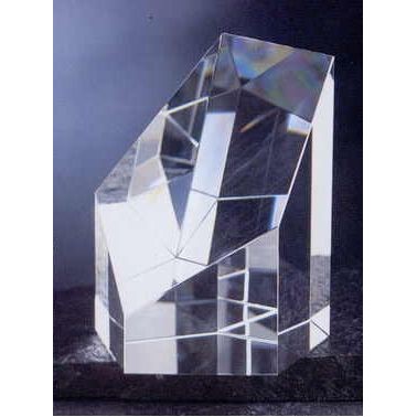 Crystal Pentagon Award (5"x4 1/8"x4")