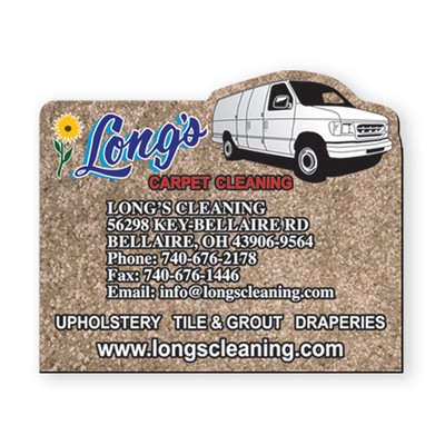 2.5"X3" Delivery Van Stock Shape Vinyl Magnet - 20mil