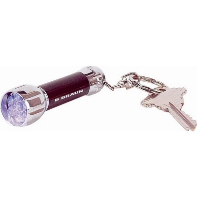 Flashlight Keychain 7 Bulb High Intensity Light