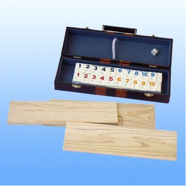 Deluxe Rummy W/ Wooden Racks