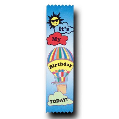 Full Color School Stock Birthday Ribbon