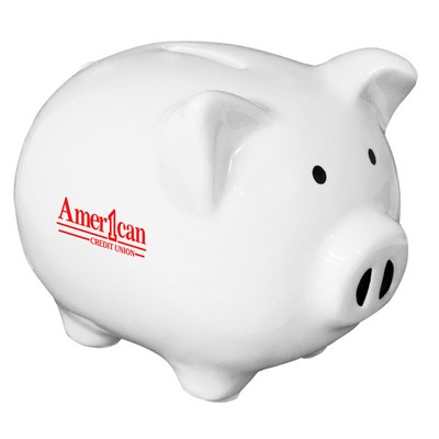 6" Classic Ceramic Piggy Bank