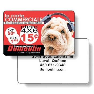 .025 Premium Wallet Card in PVC Plastic & Compressed Lamination, Full Color