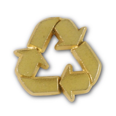 Recycle Symbol Lapel Pin