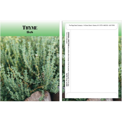 Standard Series Thyme Seed Packet