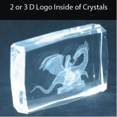 Crystal Block 3d Engraving