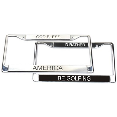 Engraved License Plate Frames