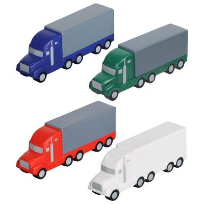 Transportation Series Semi Truck w/Flat Side Stress Toys