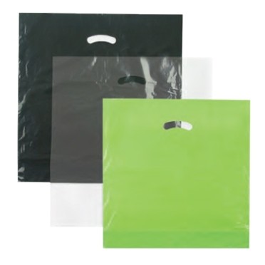 Black Super Gloss™ Low Density Single Layer Bag (15"x18"x4")