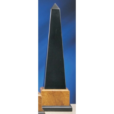 5" Black/Golden Super Obelisk Marble Award