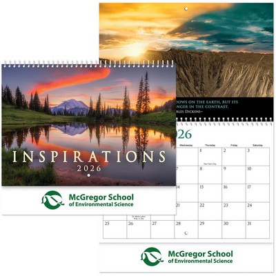 Inspirations Wall Calendar Spiral