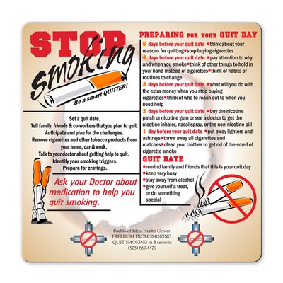 Health & Safety Stop Smoking Magnet