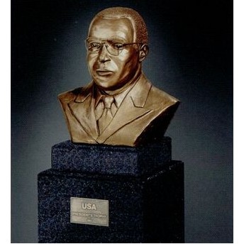 Custom Bronze Bust on Granite Pedestal