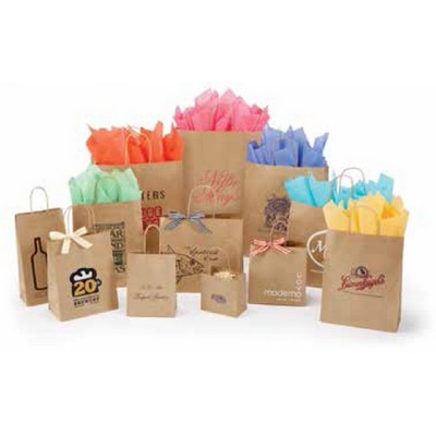 Recycled Natural Kraft Paper Shopping Bag (16"x 11"x 18 ¼")