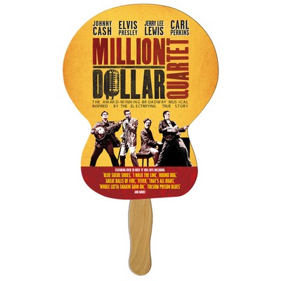 Guitar Auction Hand Fan Full Color