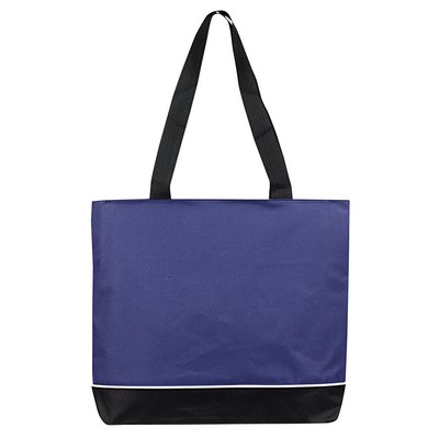 Zipper Shoulder Tote