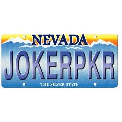 Nevada License Plate Gift Shop Magnet (4 Square Inch)