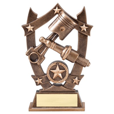 Spark Plugs Stars Resin Award - 6 1/4"