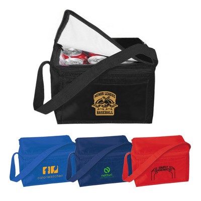 Ttuch 6 Pack Nylon Cooler Lunch Bag