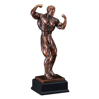 Body Builder Male 15.5"H