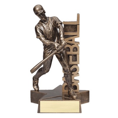 6.5" Baseball Billboard Resin Series Trophy