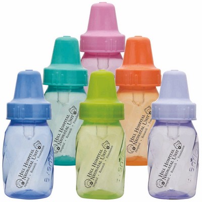 4 oz Assorted Color Evenflo Baby Bottles