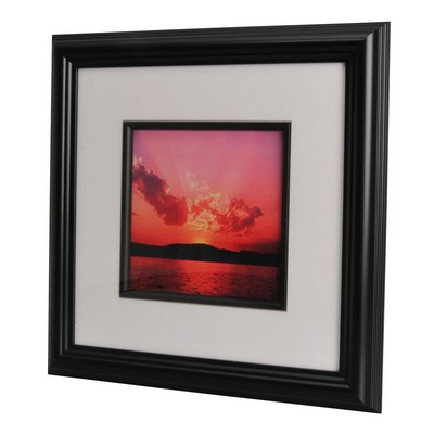 Square Black Polymer Picture Frame - 10x10