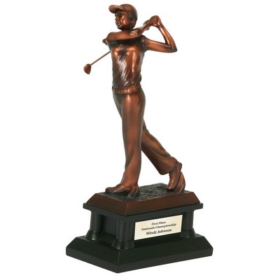 14" Bronze Female Golf Award