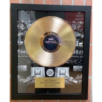 Record Award, Framed Gold or Platinum Deluxe