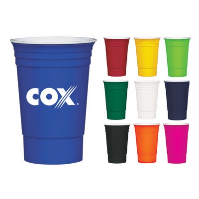 16 Oz. Reusable Double Wall Tailgate Party Cup