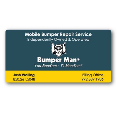 6"x12" Rectangle Car and Truck Magnet/ 30 Mil