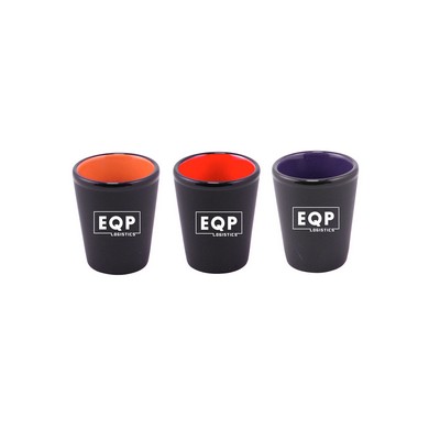 1.5 Oz. Matte Shot Glass w/ Glossy Interior