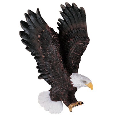 7" Resin Eagle Plaque Mount