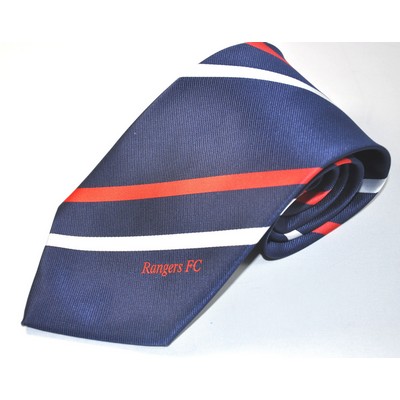 Woven Micro Fiber Custom Logo Neck Tie