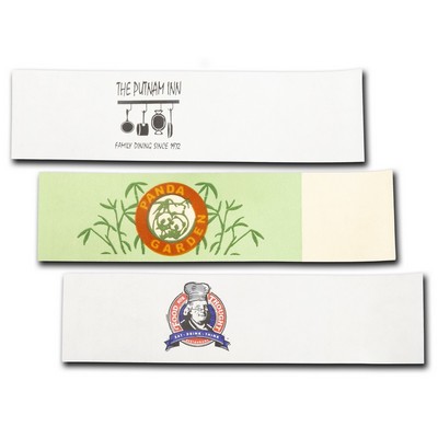 Paper Napkin Bands - Self-Adhesive (1.5"x6")