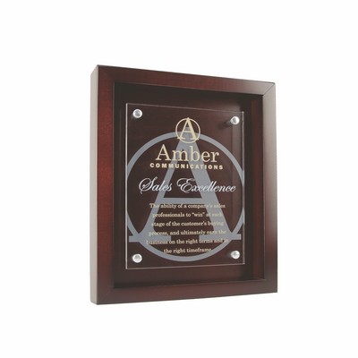 Shadow Box Raised Acrylic Plaque (10"x12")