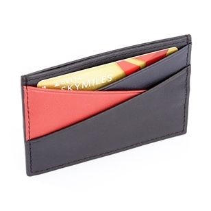 Minimalist Three Color Credit Card Wallet w/ RFID Blocking Theft Protection