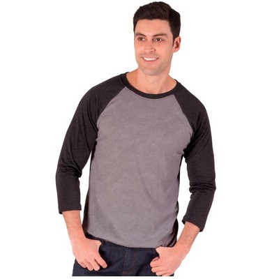 Adult 3/4 Sleeve Triblend Baseball T-Shirt