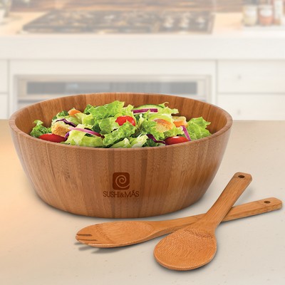 Bamboo Salad Bowl