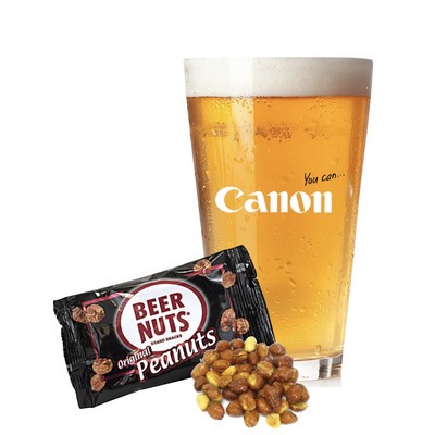 Beer Glass with Nuts