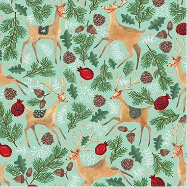 Reindeer Tapestry Gift Wrap