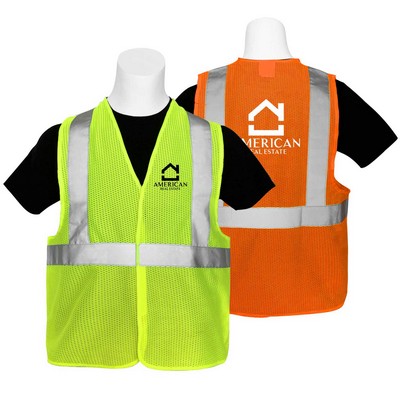 Mesh Fabric Reflective Safety Vest