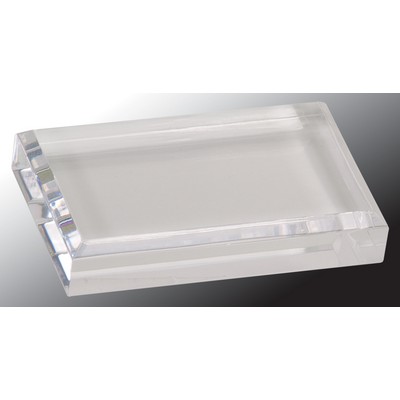 Clear Acrylic Paperweight