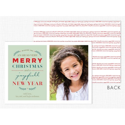 Oh So Very Merry Christmas Photo Cards