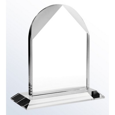 Crystal Distinguished Arch Award, Medium (7-1/2"H)