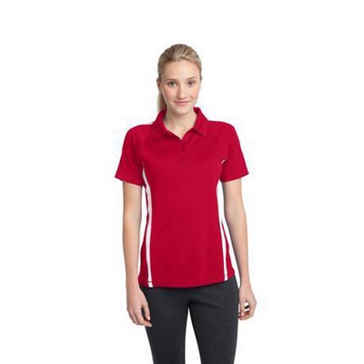 Sport-Tek® Ladies' PosiCharge® Micro-Mesh Colorblock Polo Shirt